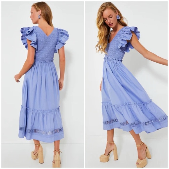 NWT CLEOBELLA Tuckernuck
Exclusive Periwinkle Gladys Ankle Dress SZ XL - Picture 10 of 10